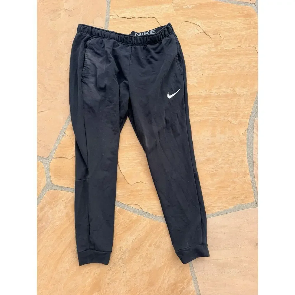 Nike Men’s Dri-Fit Tapered Training Sweatpants Black Size XL CZ6379-010